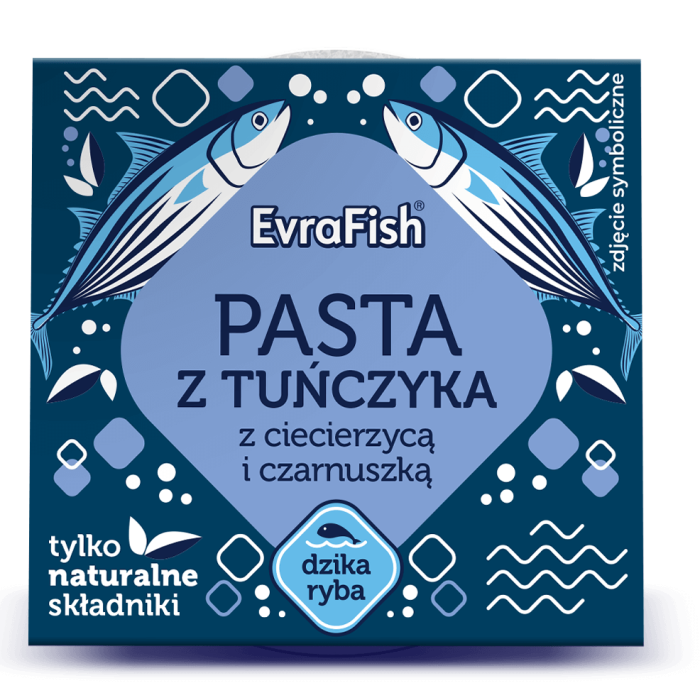 Kup teraz ➡ PASTA TUŃCZYKOWA CZARNUSZKA 85G PREMIUM - 20g EVRAFISH