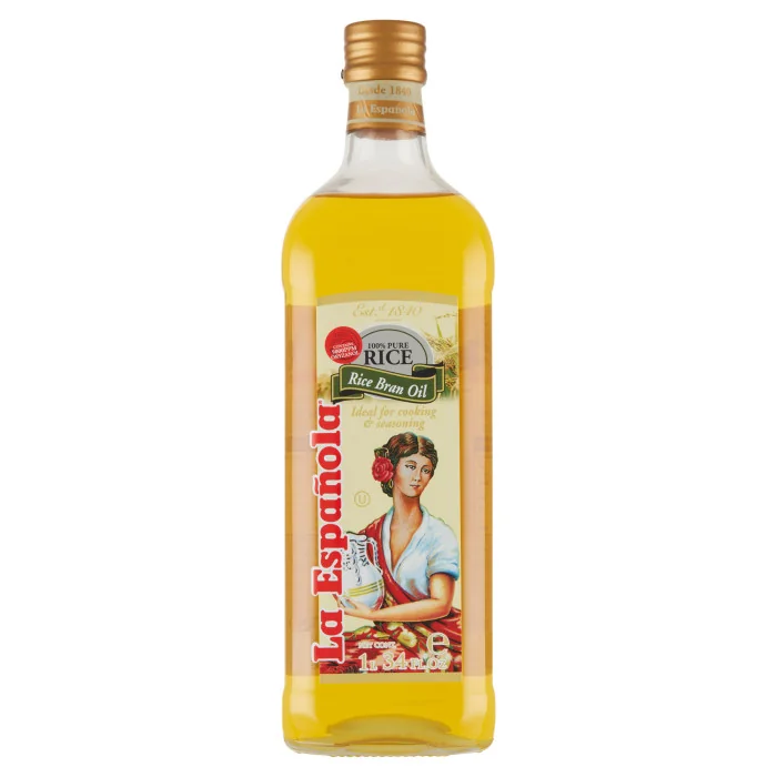 Kup teraz ➡ Olej ryżowy 1l szkło La Espańola, znana marka, długi termin przydatności do spożycia Kup teraz ➡ Olej ryżowy 1l szkło La Espańola, znana marka, długi termin przydatności do spożycia