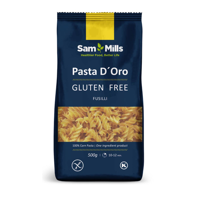 Kup teraz ➡Makaron świderki bezglutenowy Sam Mills 500g