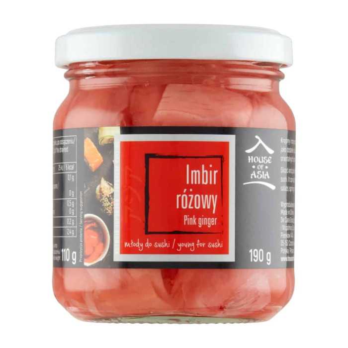 Kup teraz ➡ Imbir różowy do sushi House of Asia 190g