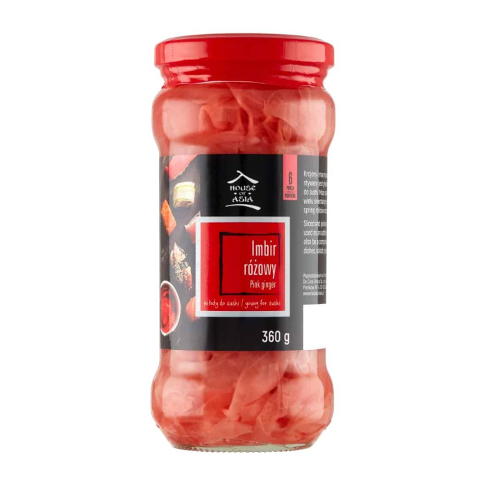 Kup teraz ➡Imbir różowy do sushi House of Asia 360g