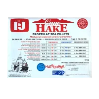 Morszczuk capensis filet bez skóry 0% glazury 5kg