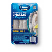 Kup teraz ➡ Filety Śledziowe a'la Matjas klasyczne w oleju 220g Lisner