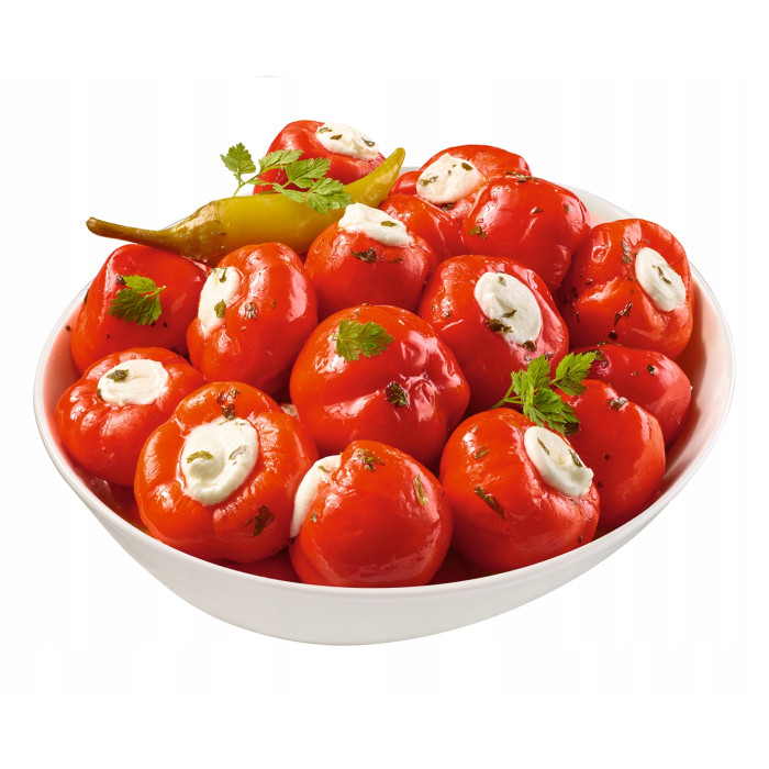 Kup teraz ➡ Czerwone papryczki czereśniowe z serkiem 1kg