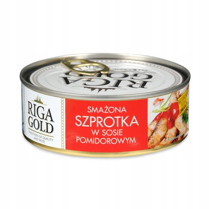Kup teraz ➡ Szprot smażony w sosie pomidorowym 240g Riga Gold