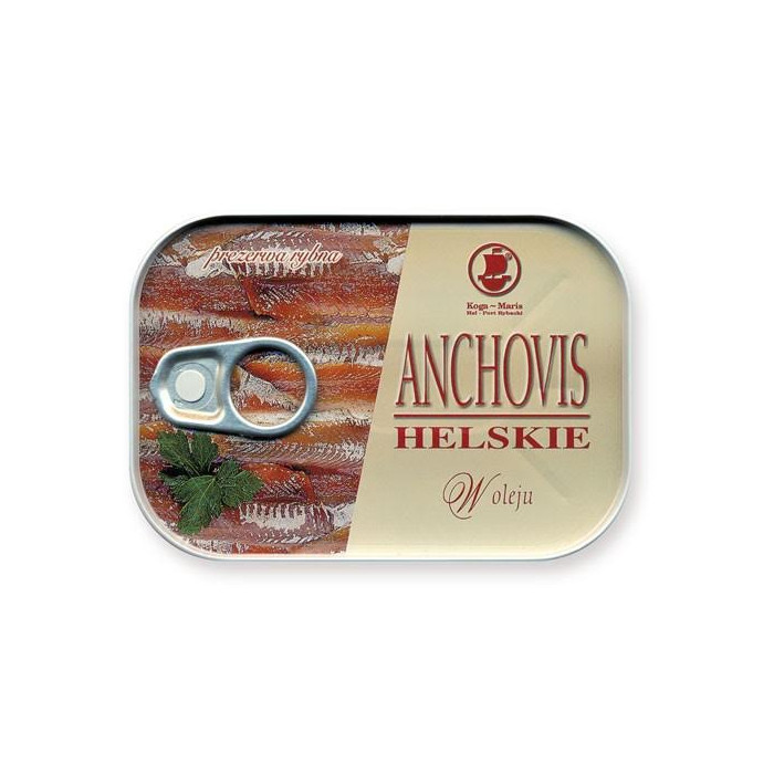 Kup teraz ➡Anchovis filety helskie w oleju 100g