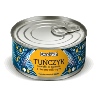 Kup teraz ➡ Tuńczyk kawałki w oleju 170g Evrafish