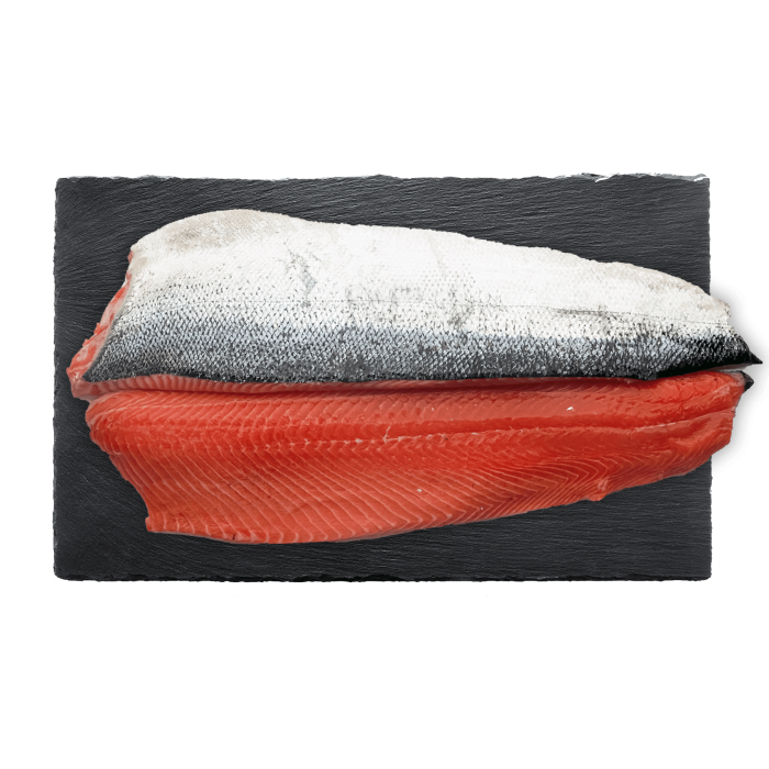 Kup teraz ➡ Świeży filet z łososia norweskiego ze skórą, niska cena