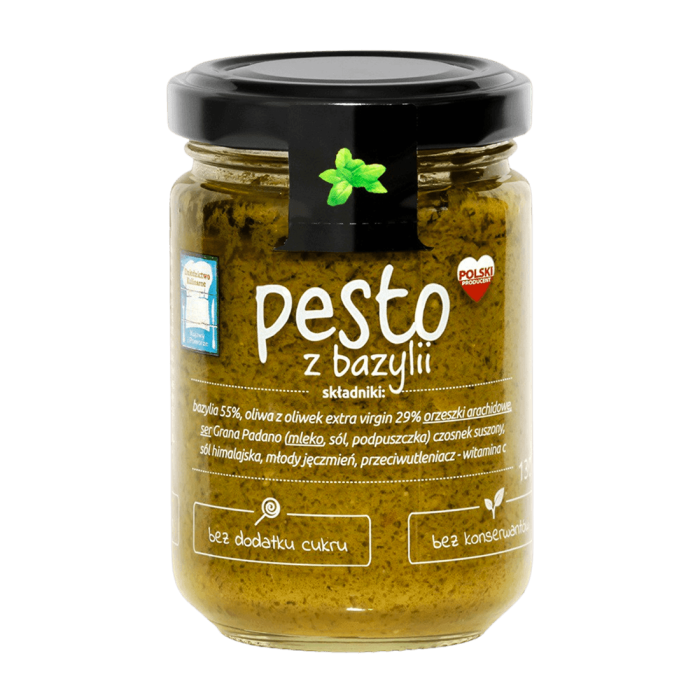 Kup teraz ➡ Pesto z bazylii 130g, niska cena, szybka dostawa