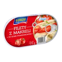 Kup teraz ➡ Filety z makreli w sosie pomidorowym - Łosoś Ustka 175g