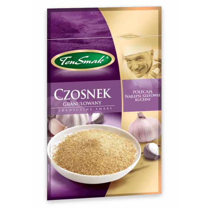 Kup teraz ➡ Czosnek granulowany - 20g - TenSmak Kup teraz ➡ Czosnek granulowany - 20g - TenSmak