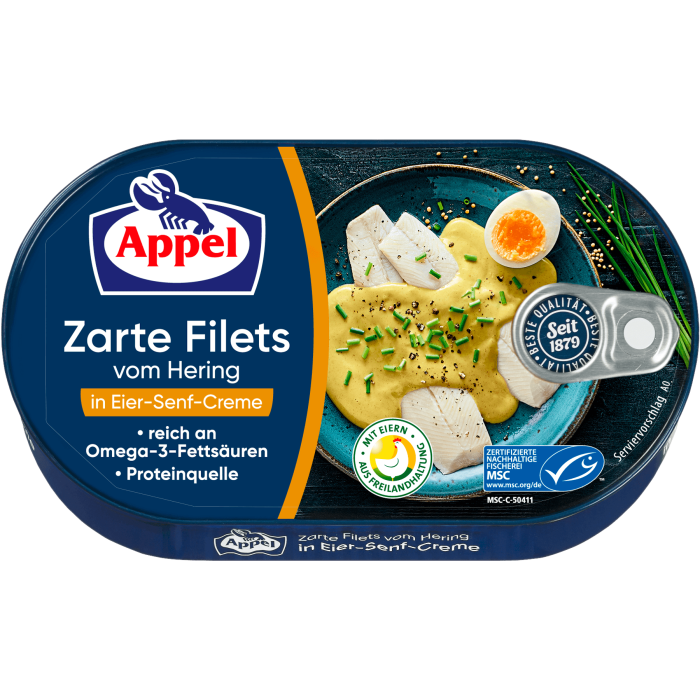 Kup teraz ➡ Filety śledziowe w sosie jajeczno-musztardowym - Appel 200g, niska cena