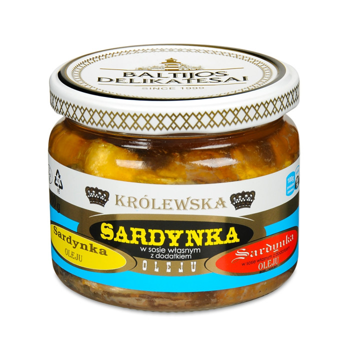 Kup teraz ➡ Sardynka w sosie własnym z olejem - Petropat 280g