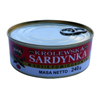 Kup teraz ➡Sardynka królewska w sosie pomidorowym Petropat240g