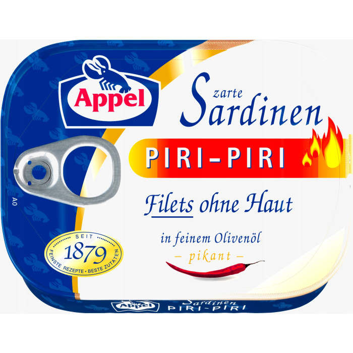 Kup teraz ➡Filety z sardynki w oliwie pikantne - Appel 105g, niska cena
