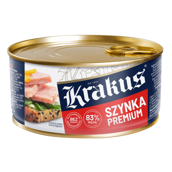 Zestaw Szynka Premium Krakus - 300g - 6 szt. - Kup teraz | Delikatesy Łosoś