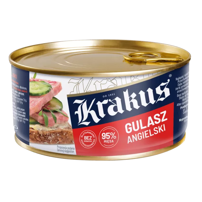Zestaw Gulasz angielski Krakus - 300g - 6 szt. - Kup teraz | Delikatesy Łosoś