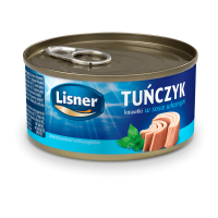 Zestaw Tuńczyk kawałki w sosie własnym - Lisner 170g - 24 szt. - Kup teraz | Delikatesy Łosoś