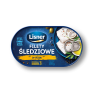 Zestaw Filety śledziowe w oleju - Lisner 170g - 12 szt. - Kup teraz | Delikatesy Łosoś