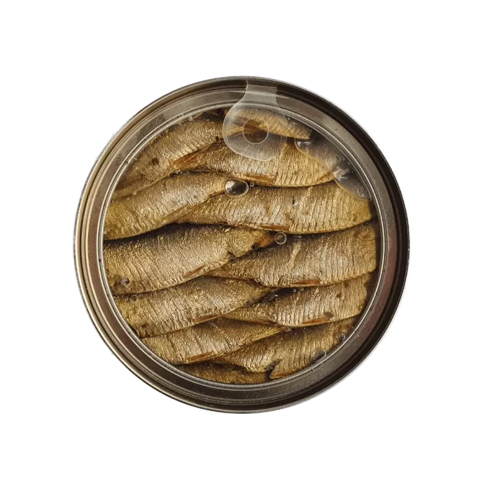 Zestaw Szproty wędzone w oleju - Riga Gold 160g - 10 szt. - Kup teraz | Delikatesy Łosoś