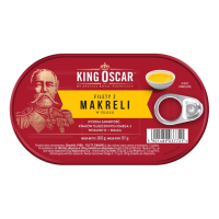Zestaw Filety z makreli w oleju - King Oscar 160g - 16 szt. - Kup teraz | Delikatesy Łosoś