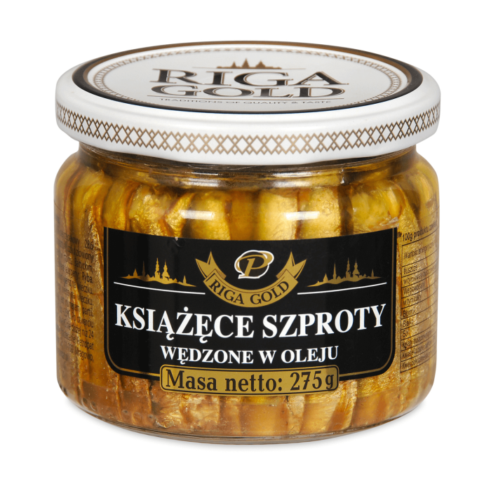 Kup teraz ➡ Szproty wędzone w oleju 275g, niska cena, szybka dostawa