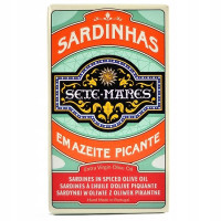 Kup teraz ➡ Sardynki pikantne w oliwie z oliwek Sete Mares 120g, produkt premium