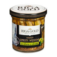 Kup teraz ➡Szproty wędzone w oliwie z oliwek słoik 100g, niska cena