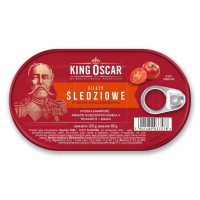 Kup teraz ➡ Filety śledziowe w sosie pomidorowym - King Oscar 160g