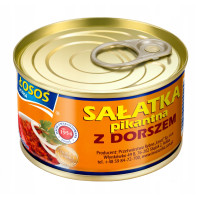 Kup teraz ➡ Sałatka pikantna z dorszem - Łosoś Ustka 170g, niska cena