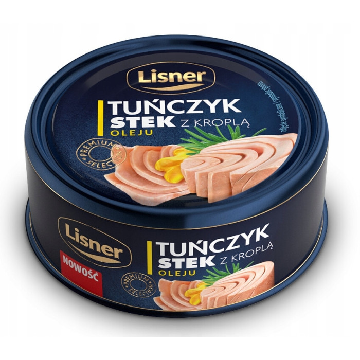 Kup teraz ➡ Stek z Tuńczyka w Oleju - Lisner 120g, niska cena, szybka dostawa