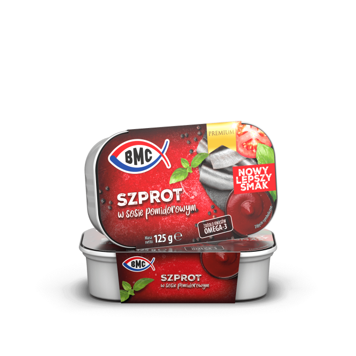 Kup teraz ➡Szprot w sosie pomidorowym BMC 125g | Delikatesy Łosoś