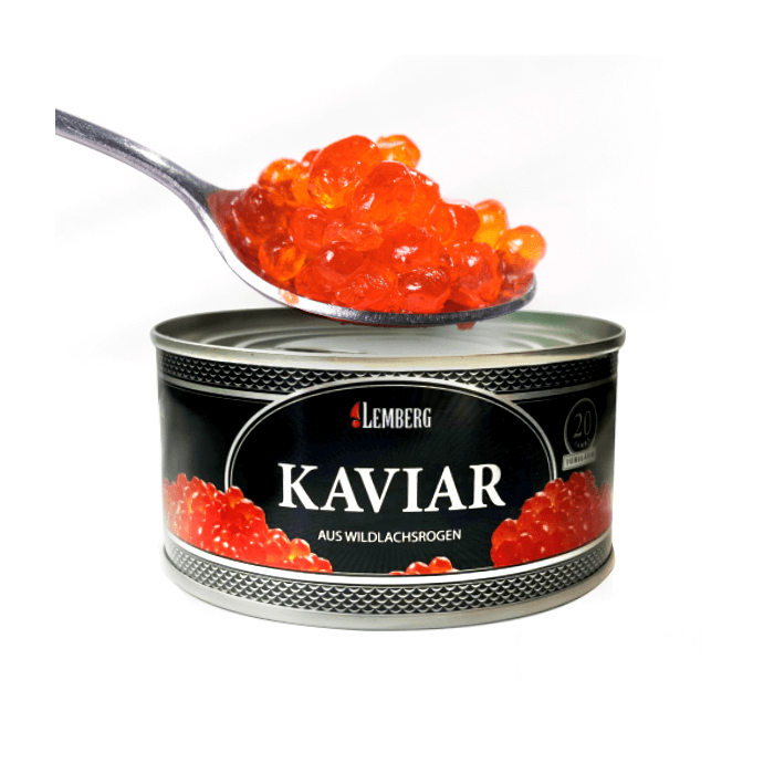 Kup teraz ➡ Kawior czerwony z łososia Gorbusza Lemberg 300 g, szybka dostawa