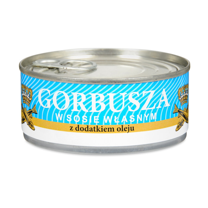 Kup teraz ➡GORBUSZA w sosie własnym z dodatkiem oleju PETROPAT 175g