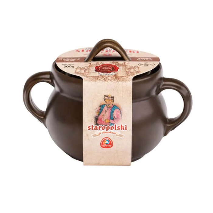 Kup teraz ➡Garnuszek Smalec Staropolski ze skwarkami 350 g Agro-Top