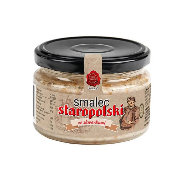 Kup teraz ➡ Smalec Staropolski ze skwarkami 200g Agro Top