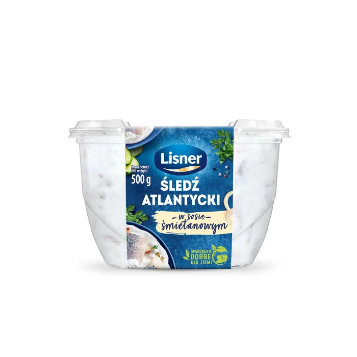 Kup teraz ➡ Lisner Filety 500g śledziowe w sosie śmietanowym, szybka dostawa Kup teraz ➡ Lisner Filety 500g śledziowe w sosie śmietanowym, szybka dostawa