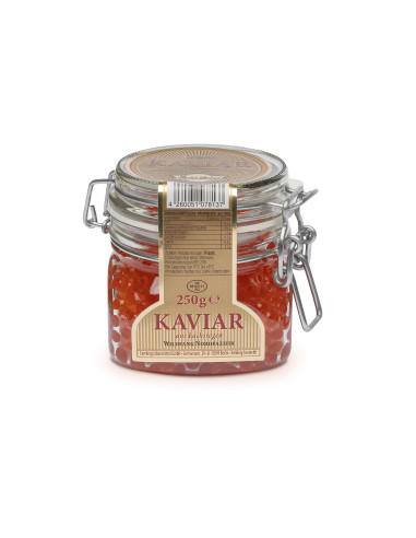 Kawior z dzikiego łososia Keta 250g Lemberg
