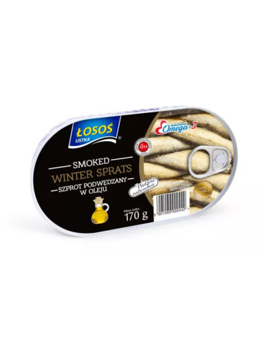 Szprot winter w oleju Łosoś Ustka 170g