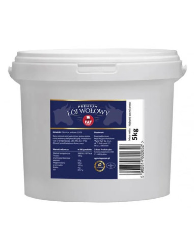 Łój wołowy Agro-top 5kg